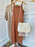 Tanya Midi Dress - Rust