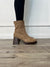 Elayna Heeled Boots - Beige