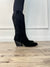 Long Ankle Cowboy Boots - Black