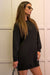 Jamie Sweatshirt Dress - Black