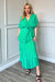 Tiffany Silk Dress - Green