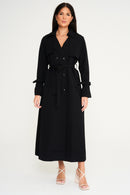 Maya Trench Coat - Black