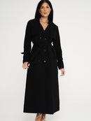 Maya Trench Coat - Black