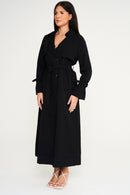 Maya Trench Coat - Black