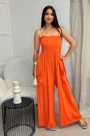 Gracie Jumpsuit - Orange