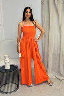 Gracie Jumpsuit - Orange