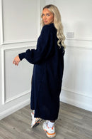 Amelie Maxi Cardigan - Black