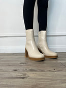 Moska Heeled Boots - Off White