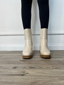 Moska Heeled Boots - Off White