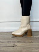 Moska Heeled Boots - Off White