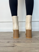 Moska Heeled Boots - Off White