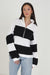 Florence Stripe Jumper - Black