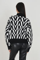 Savana Jumper - Black/White