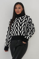 Savana Jumper - Black/White