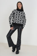 Savana Jumper - Black/White