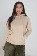 Clara Pullover Hoodie - Beige