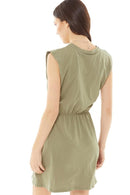 Saira Dress - Khaki Green