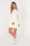 Jamie Sweatshirt Dress - Stone