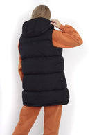 Mid Length Gilet - Black