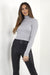 Mia Cropped Jumper - Grey