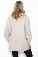 Elsi Cotton Blouse - Beige