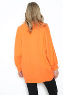 Elsi Cotton Blouse - Orange