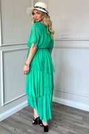 Tiffany Silk Dress - Green