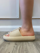 Eva Sliders - Cream