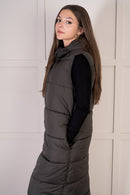 DENMARK GILET COAT - KHAKI