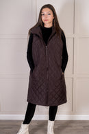 RUSETTE GILET - DARK CHOCOLATE