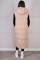 DENMARK GILET COAT - CAMEL