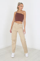 GEORGIA CARGO PANTS - CREAM